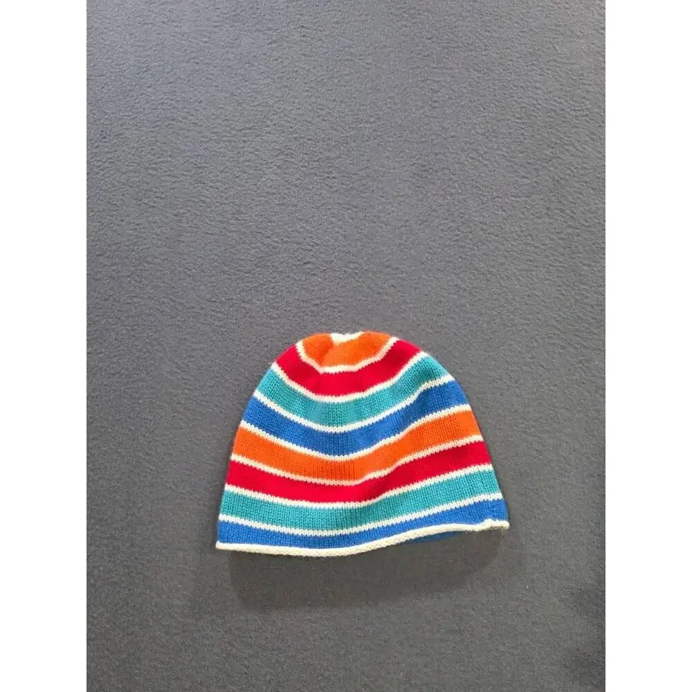 Invisible Nord KIDS 100% cashmere Hat Beanie Striped Multicolor Unisex A011003